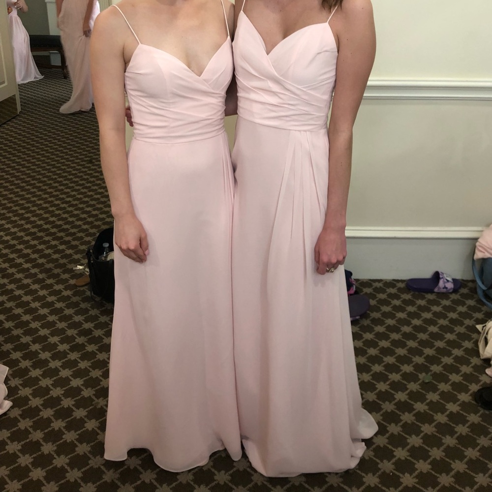 Hayley Paige Bridesmaid Dress - Style 5703, Blush